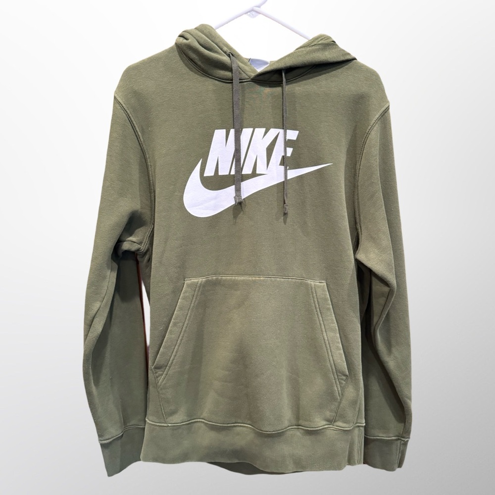 Nike Hooded Sweatshirt, Size small, Green
